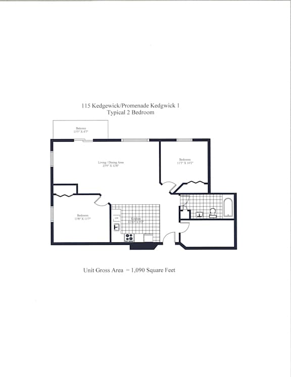 115 Kedgwick Two Bedroom Image
