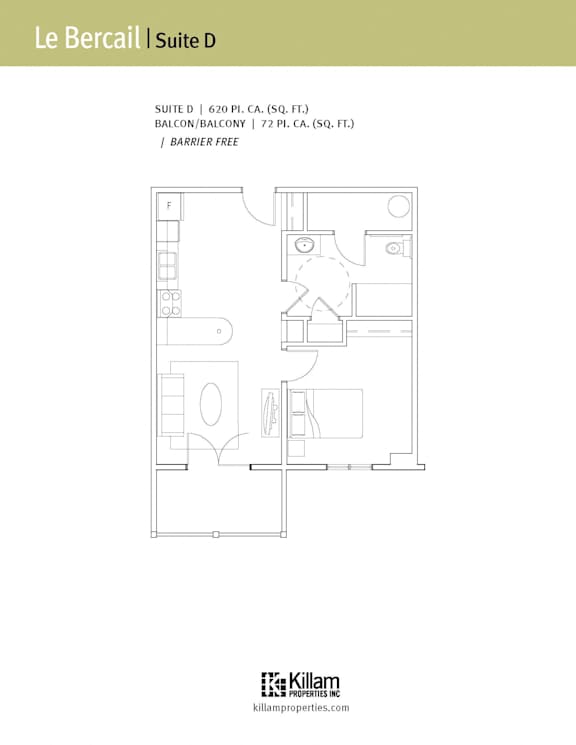 Le Bercail One Bedroom D Image