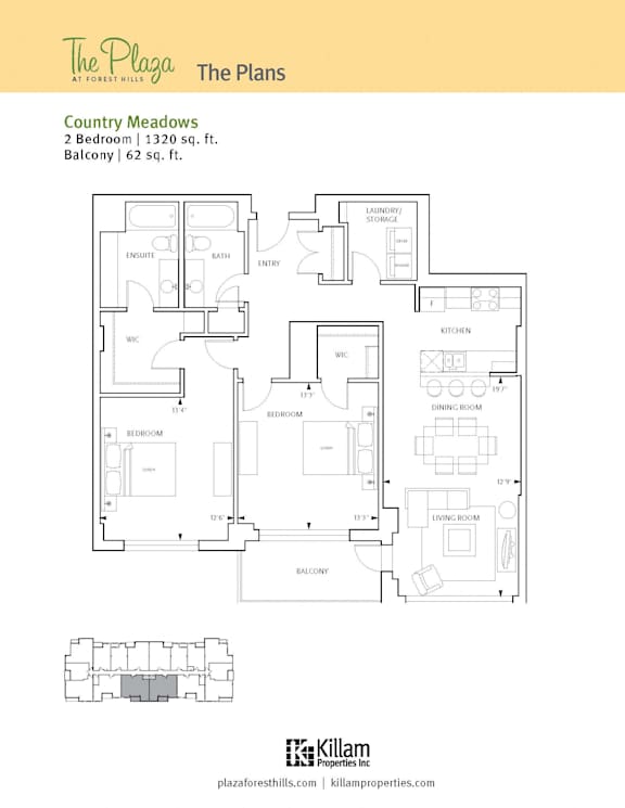 The Plaza - Country Meadows Two Bedroom Image