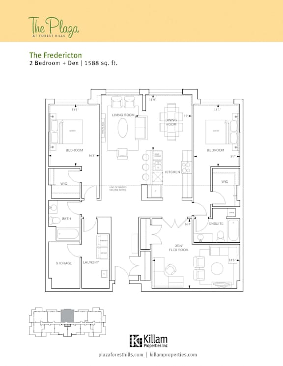 The Plaza - The Fredericton Two Bedroom Image