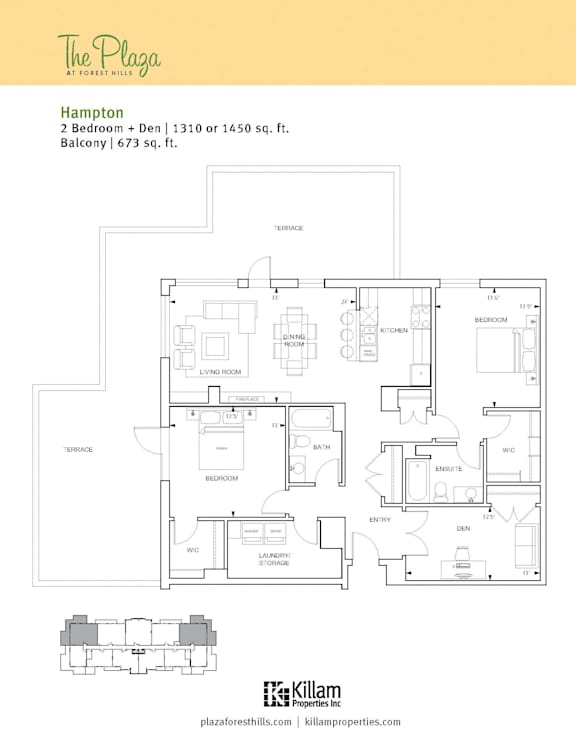 The Plaza - Hampton Two Bedroom Image