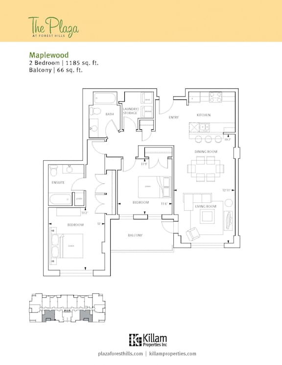 The Plaza - Maplewood Two Bedroom Image
