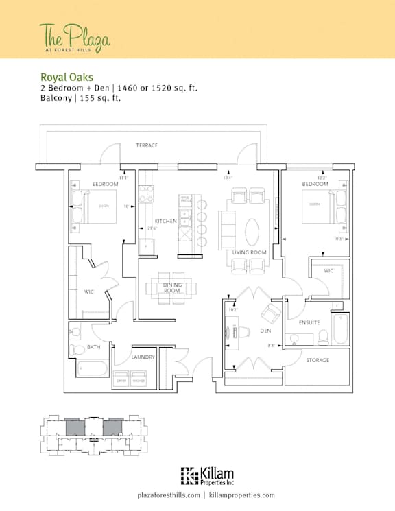 The Plaza - Royal Oaks Two Bedroom Image