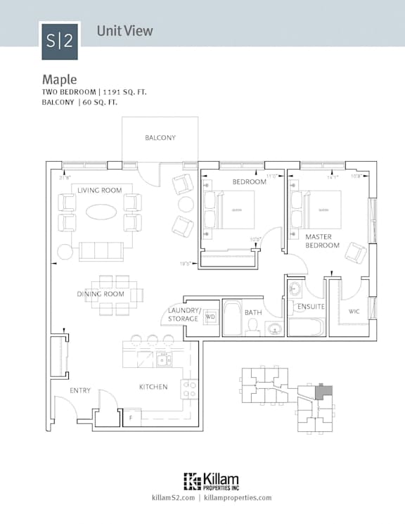 S2 Apartments 2 Bedroom
