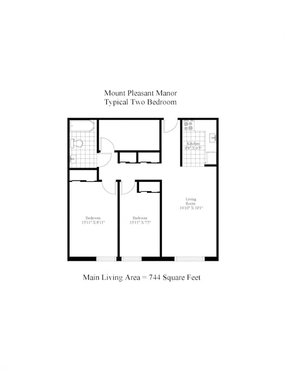 Mount Pleasant Manor Bachelor Two Bedroom