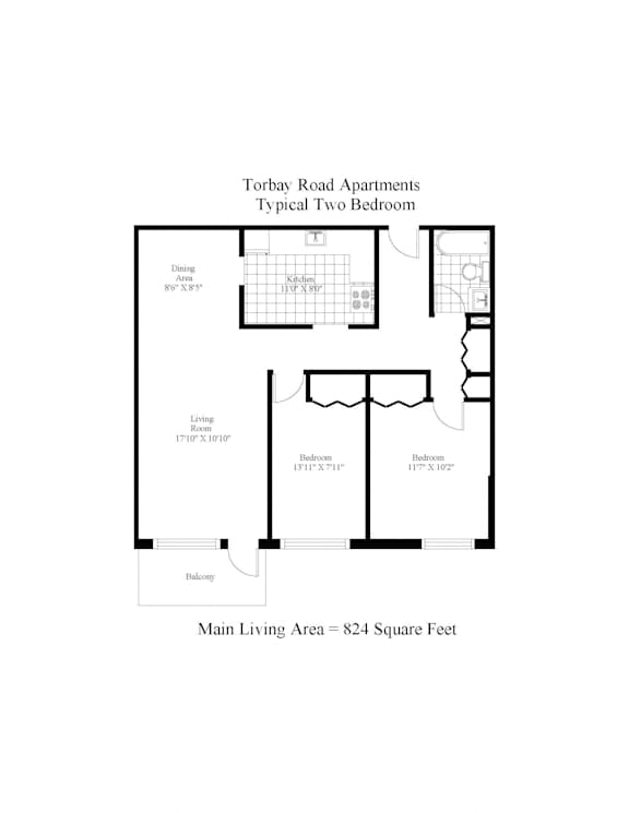 Torbay Road Apartments Two Bedroom