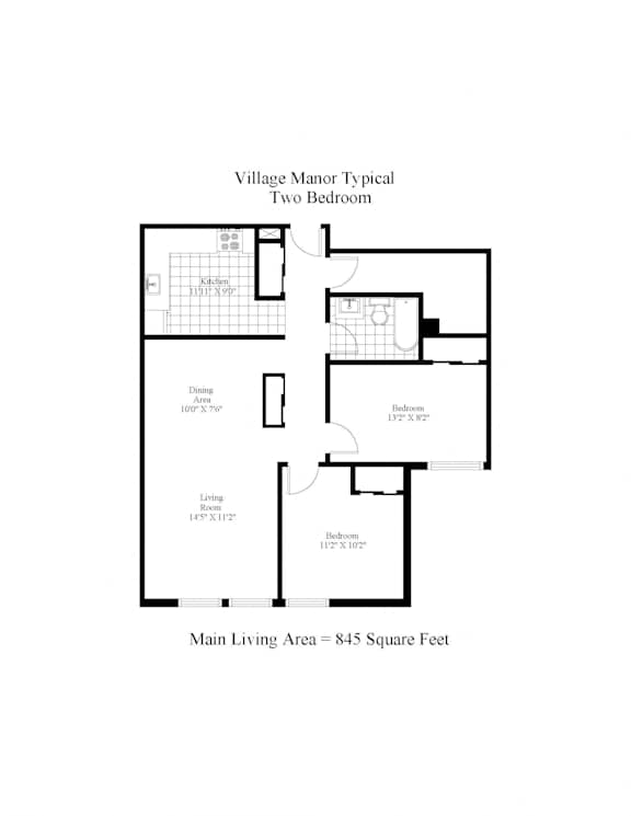 Village Manor Two Bedroom