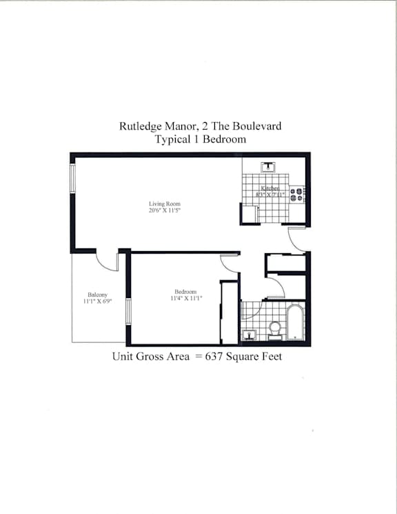 Rutledge Manor One Bedroom