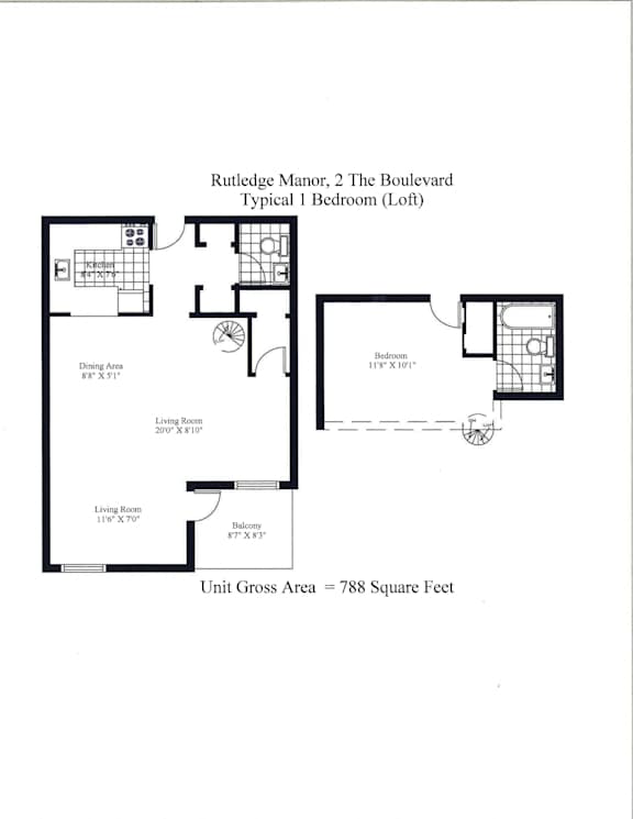 Rutledge Manor One Bedroom Loft