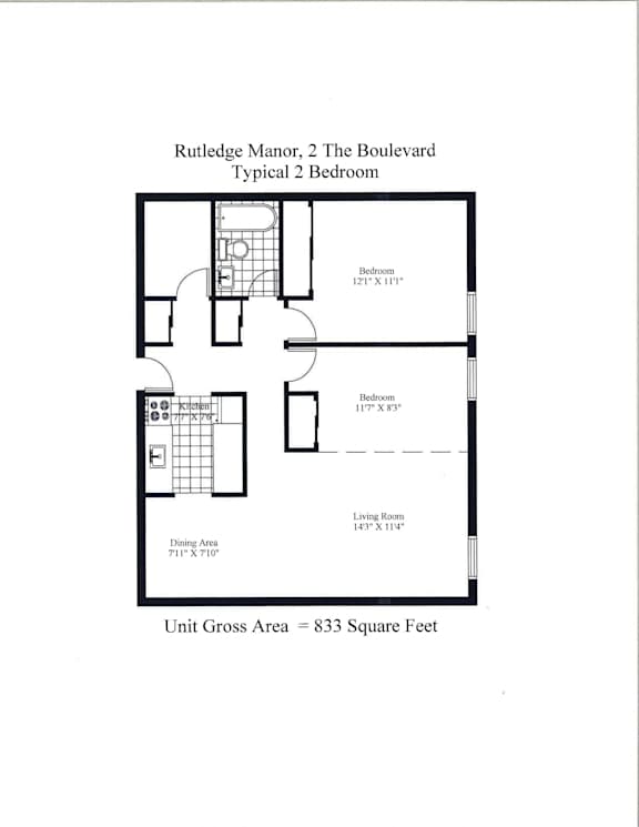 Rutledge Manor Two Bedroom