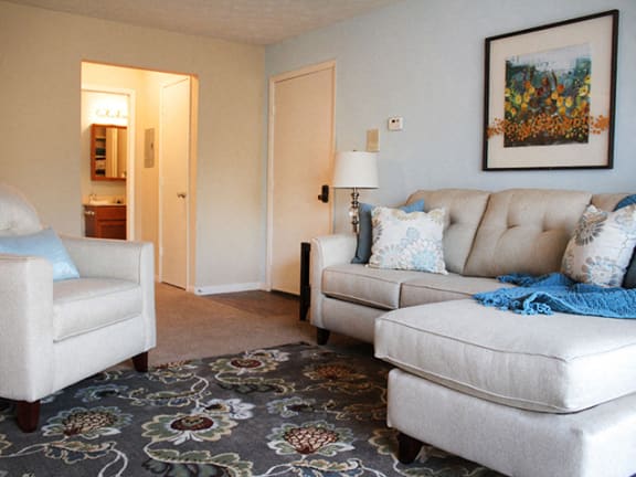 Carpet at Hunter's Creek Apartments in Blue Ash, OH