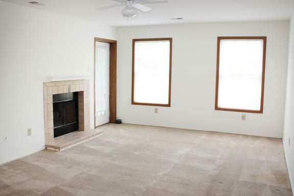 Carpeted Bedroom at Woodhills Apartments, Ohio, 45449
