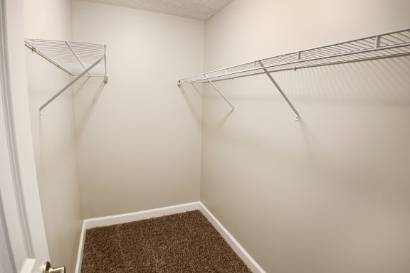 Built-In Shelving In Closet at Woodhills Apartments, West Carrollton