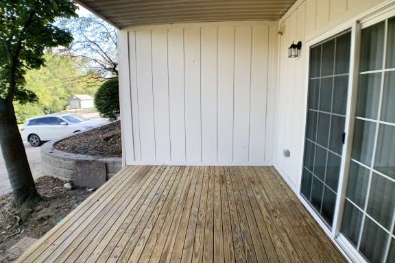 Backyard at Woodhills Apartments, West Carrollton, OH, 45449
