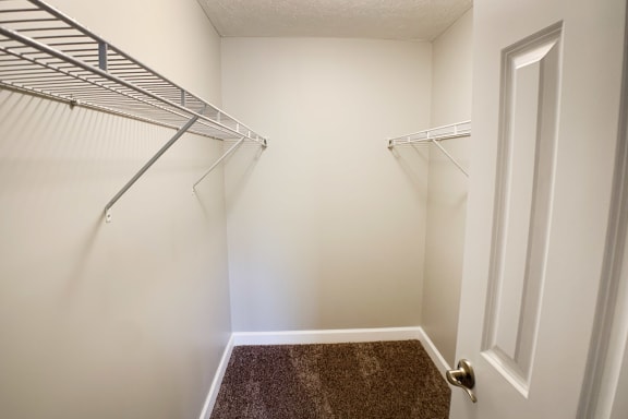 Walk In Closet at Woodhills Apartments, West Carrollton, Ohio