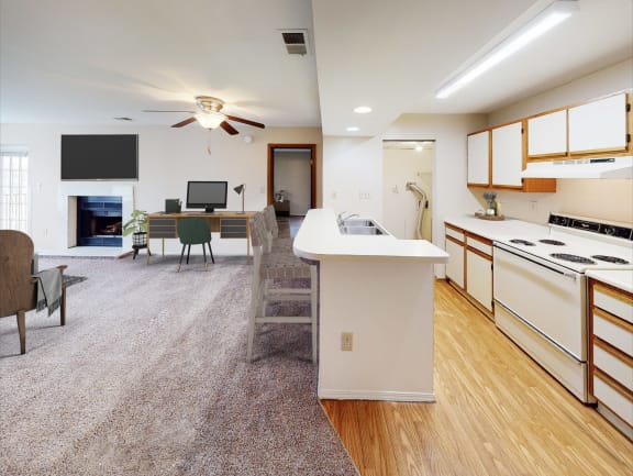 Elegant And Timeless Kitchen at Woodhills Apartments, West Carrollton, 45449