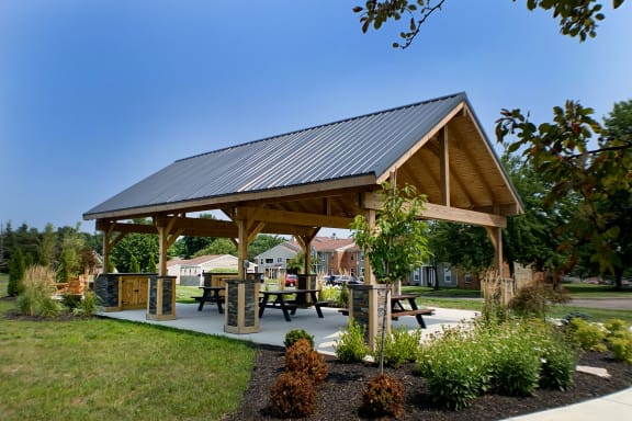 Garden Gazebo at Steeplechase Apartments, Loveland, Ohio