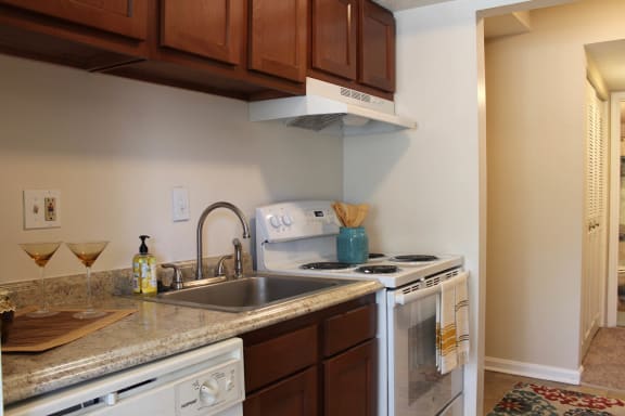 Sink With Faucet at Timber Ridge Apartments, Cincinnati
