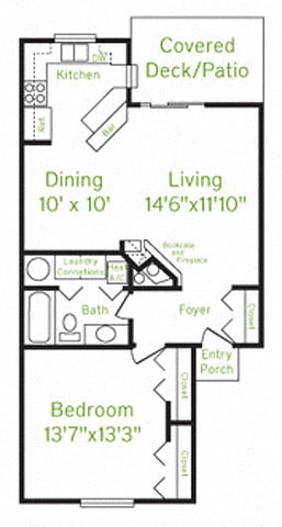 The Granada Floor Plan at Enclave, Beavercreek, OH, 45431
