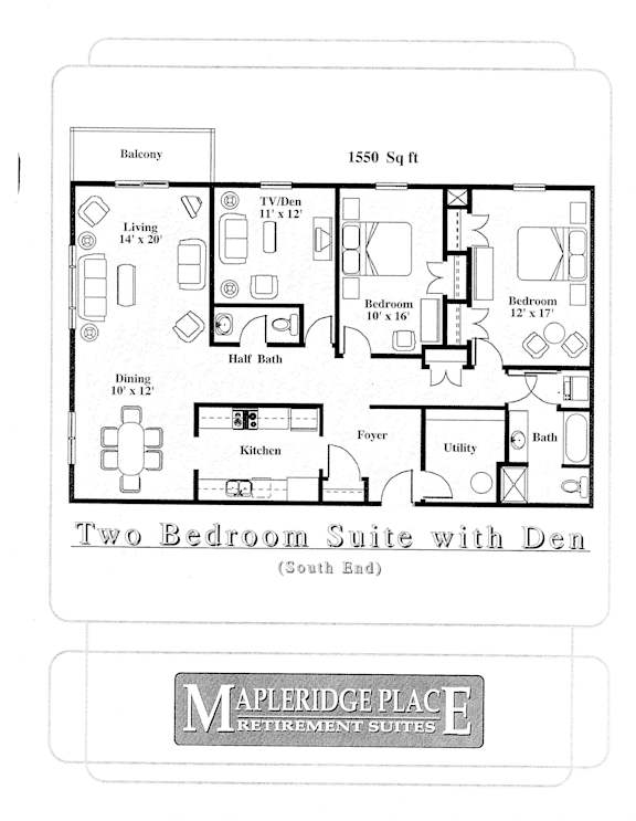 300 Reynolds Two Bedroom + Den Image