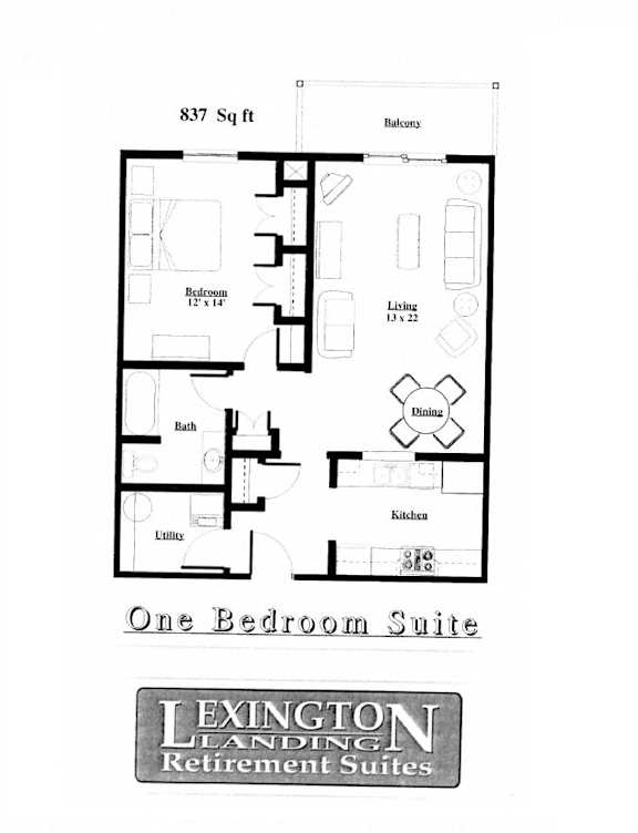Lexington Landing One Bedroom Image
