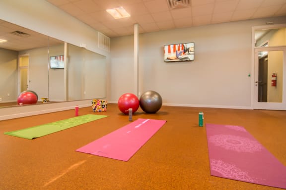 Aerobics Studio at Aviator at Brooks, San Antonio, TX