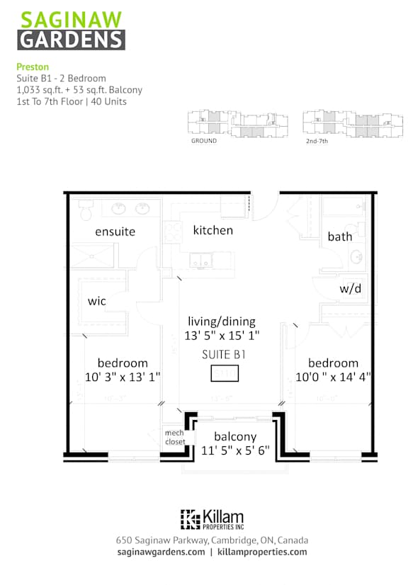 Preston Suite B1 - 2 Bedroom