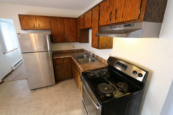Alpine Apartments Kitchen, Forest Lake, Minnesota