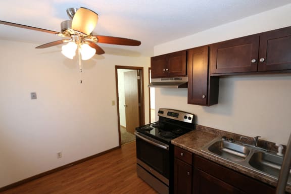 Alpine Apartments Kitchen, Forest Lake, Minnesota