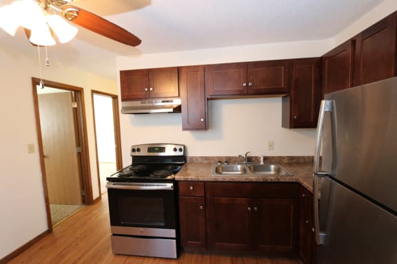 Alpine Apartments Kitchen, Forest Lake, Minnesota