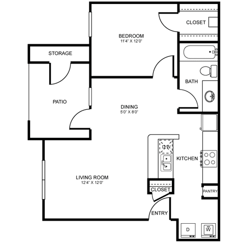A2 Floor Plan at Stoneleigh on Spring Creek, Garland