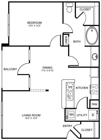 A6 Floor Plan at Stoneleigh on Spring Creek, Texas