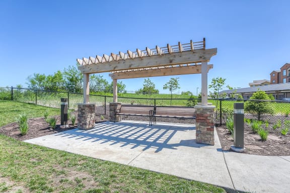 Outdoor Grill With Intimate Seating Area at EdgeWater at City Center, Lenexa