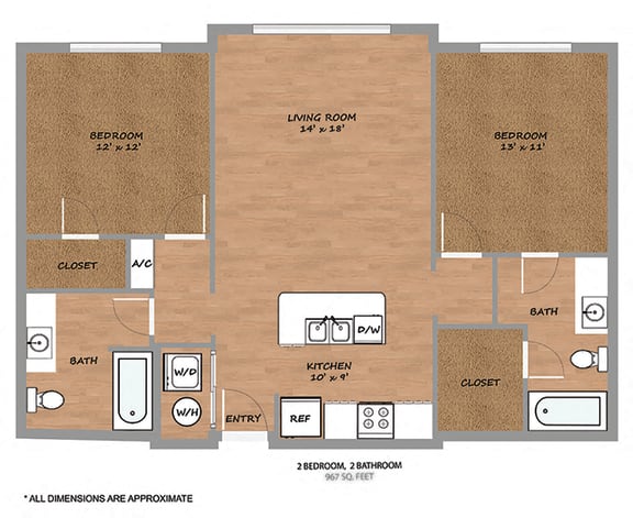 Indigo-Floorplan at Urban Square, Texas