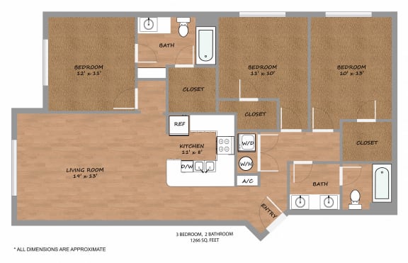 P2-Fawn-Floorplan at Urban Square, Texas