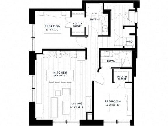 2G upgrade Floor plan at Custom House, Minnesota, 55101