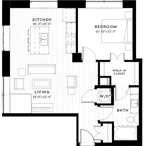 Studio, 1, 2 & 3 Bedroom Apartments in Saint Paul, MN | Custom House