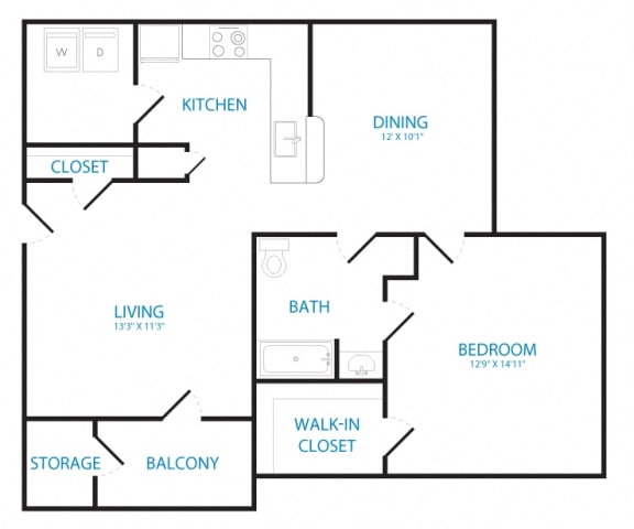 1 bedroom