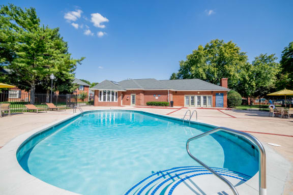 Pool view1 at Barrington Estates Apartments, Indianapolis, 46260