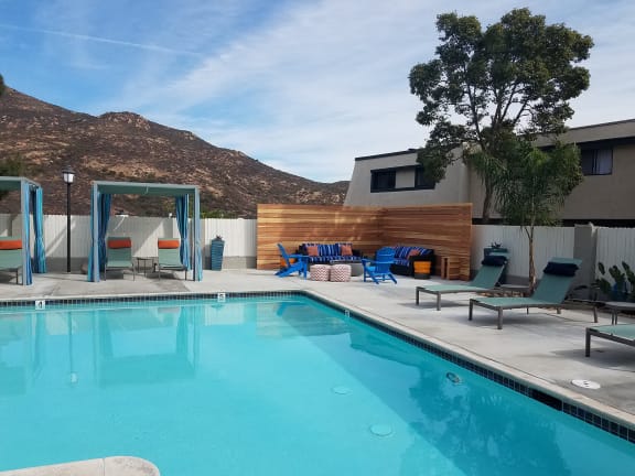 Sparkling Pool at Mission Trails Apartments San Diego, San Diego, CA, 92119