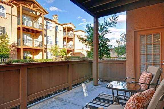 Large Patio/Balconies at Renaissance Apartments in Santa Rosa, California
