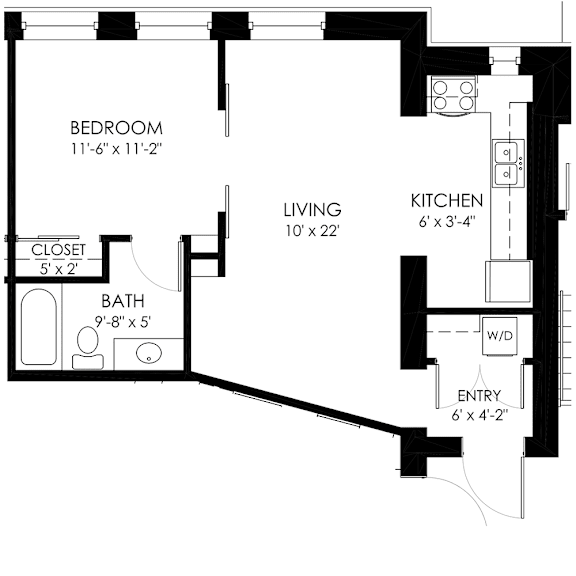 Roosevelt School Apartments 1br