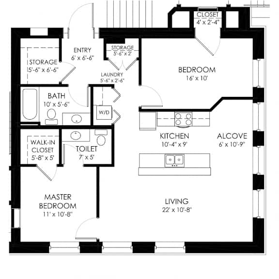 Roosevelt School Apartments 2br
