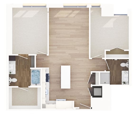 The Pearl - Hawthorn Floor Plan at The Pearl, Maryland