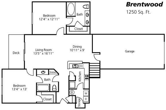 Brentwood Floor Plan at Wyndchase Aspen Grove, Franklin, 37067