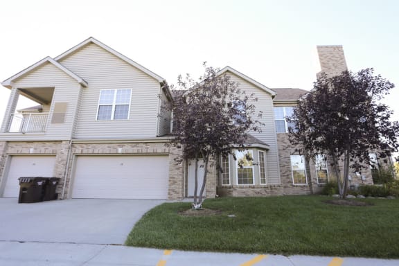 a house with a garage and a driveway