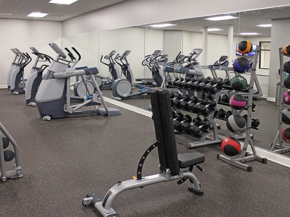 Health And Fitness Center  at Residences at Leader, Cleveland