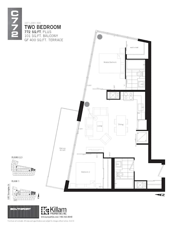 Floor Plan Two Bedroom