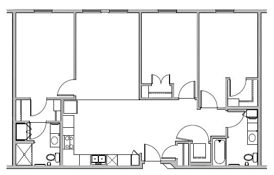 Floor Plan  3 Bedroom