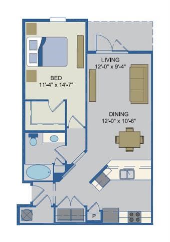 Galleria - Sanibel Floor Plan at Cabana Club - Galleria Club, Jacksonville